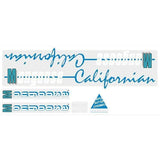Mongoose - 1987 Californian for black frame Decal set - old school bmx - Bmx Products AU