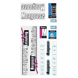 Mongoose - 1989 Mini Californian Decal set - old school bmx - Bmx Products AU