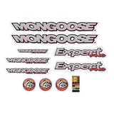 Mongoose - 1996 Expert Pro 24 - for chrome frame Decal set - old school bmx - Bmx Products AU
