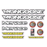 Mongoose - 1996 Menace for yellow frame Decal set - old school bmx - Bmx Products AU