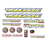 Mongoose - 1996 Solution Pro Decal set - old school bmx - Bmx Products AU