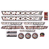 Mongoose - 1998 Supergoose for Orange frame - Decal set - old school bmx - Bmx Products AU