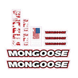 Mongoose - 2005 Menace - RED Decal set - old school bmx - Bmx Products AU