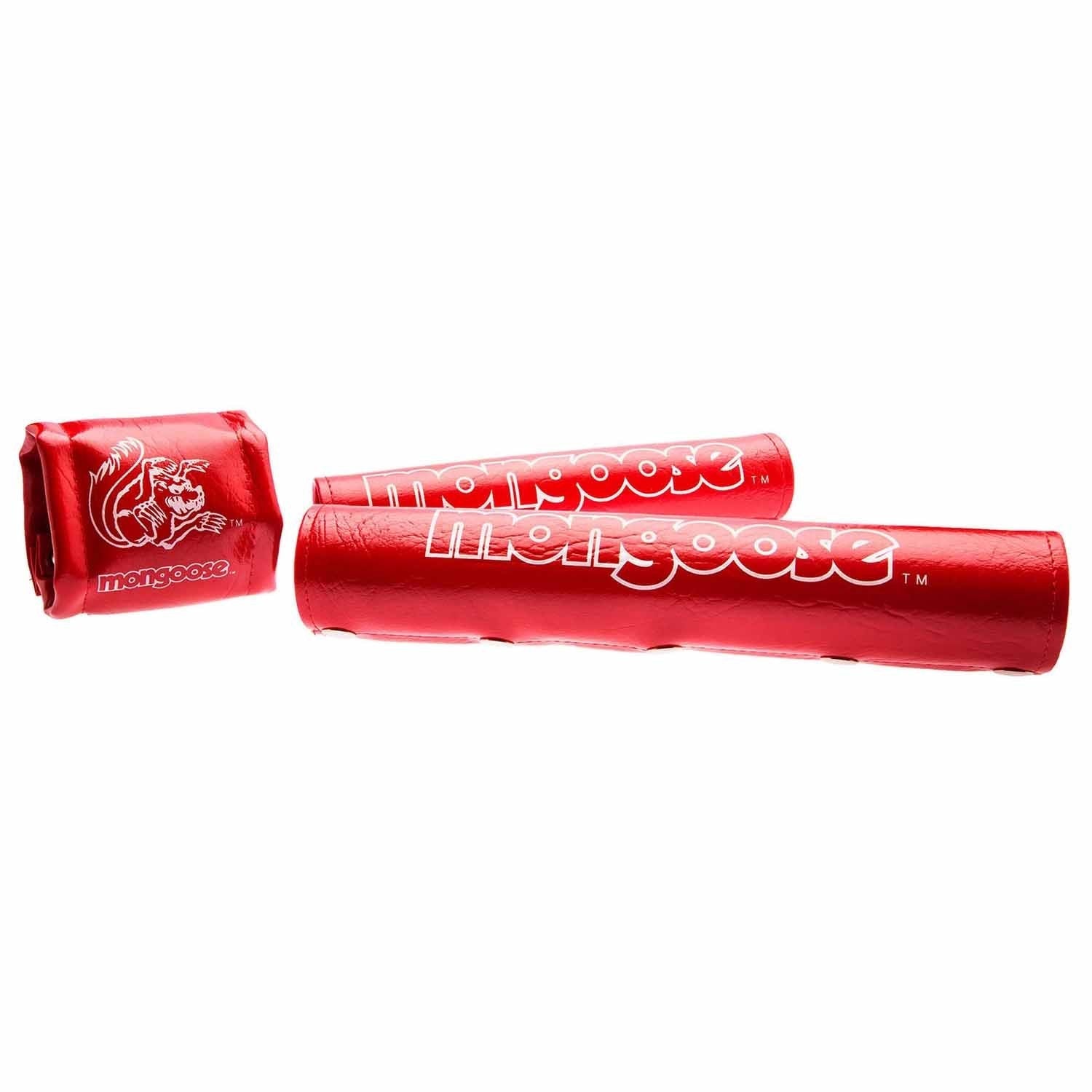Mongoose vinyl pad set red - old school bmx - Bmx Products AU