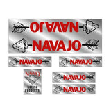 Navajo - Racing products decal set - old school bmx - Bmx Products AU