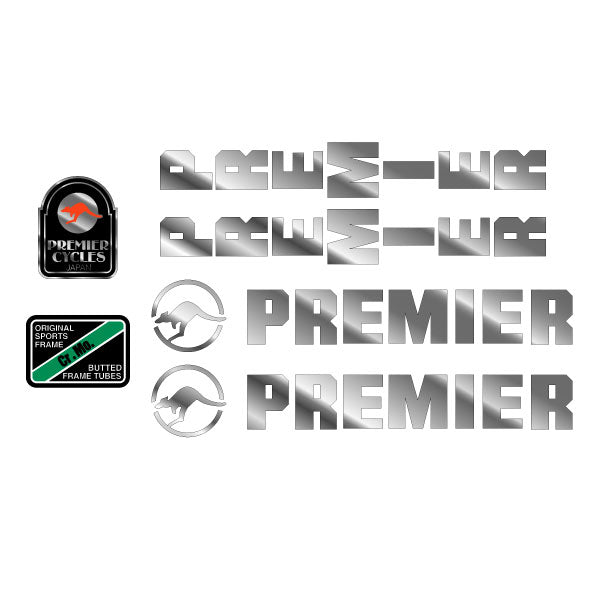 Premier BMX decal set - old school bmx - Bmx Products AU