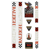 Raleigh - R2000 bmx RED on Clear decal set - Old school bmx - Bmx Products AU
