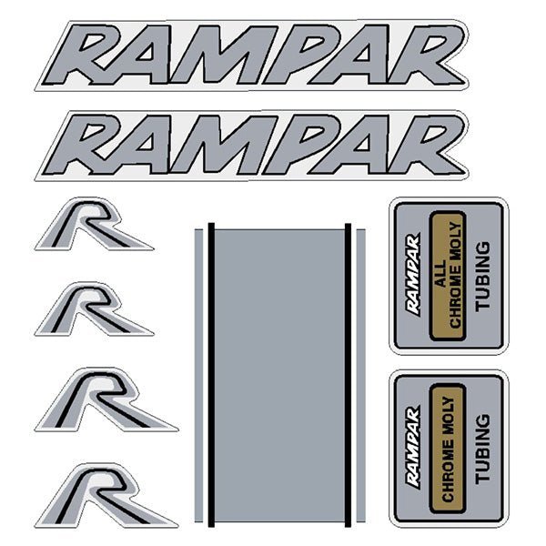 Rampar BMX - BMX Products Inc made - for Candy frame decal set - Old school bmx - Bmx Products AU