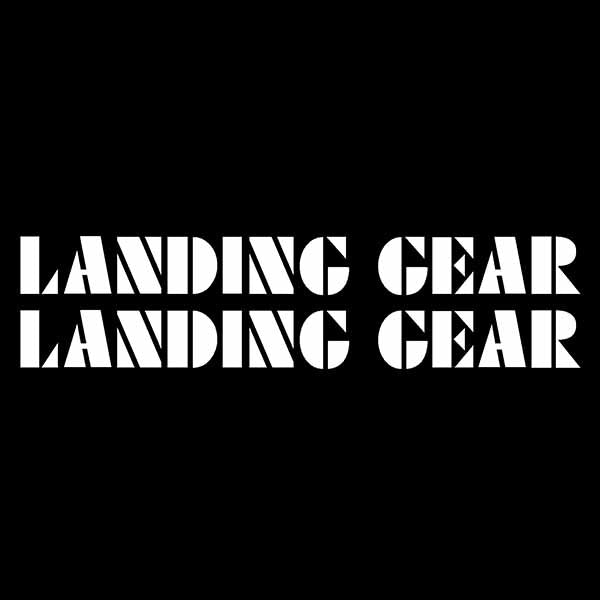 SE Racing - 80'S LANDING GEAR fork decals - WHITE - Old school bmx - Bmx Products AU