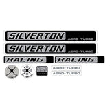 Silverton - Aero Turbo - Silver - decal set - old school bmx - Bmx Products AU