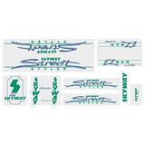 Skyway 1985 - Street Styler Green decal set - old school bmx - Bmx Products AU