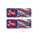 SUN - Minstral - SHORT rim decals - old school bmx - Bmx Products AU