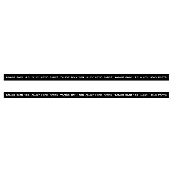 Tange - 300 - BLACK - Headset decal set - old school bmx - Bmx Products AU