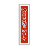 Thruster - SEATPOLE RED decal on CHROME - old school bmx - Bmx Products AU