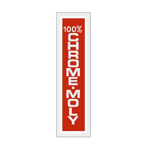 Thruster - SEATPOLE RED decal on CLEAR - old school bmx - Bmx Products AU