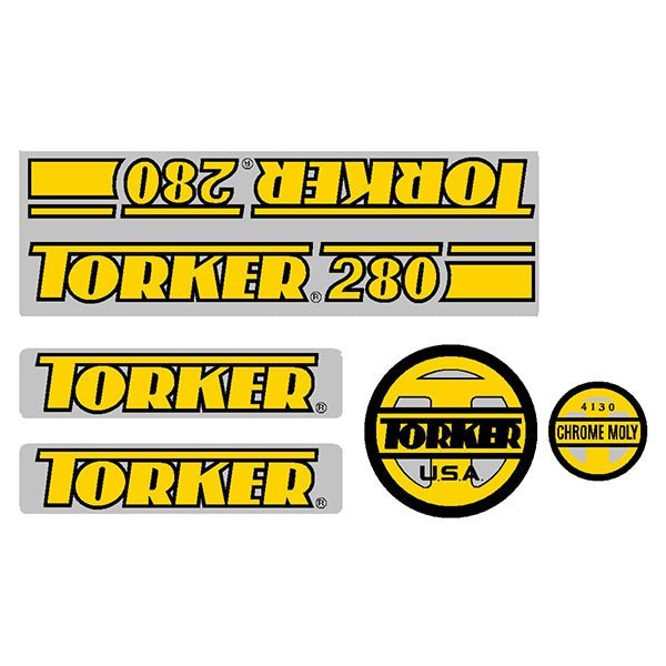 Torker - 280 decal set - Old School bmx - Bmx Products AU