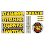 Torker - MX - Red HT decal set - Old School bmx - Bmx Products AU