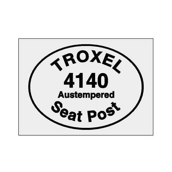 Troxel - 4140 seat pole decal - Old school bmx - Bmx Products AU