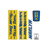 Yellow Devil by Marlyn Distributors - Gen 1 Prism decal set - old school bmx - Bmx Products AU