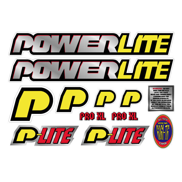 Powerlite - 1998 PRO XL decal set