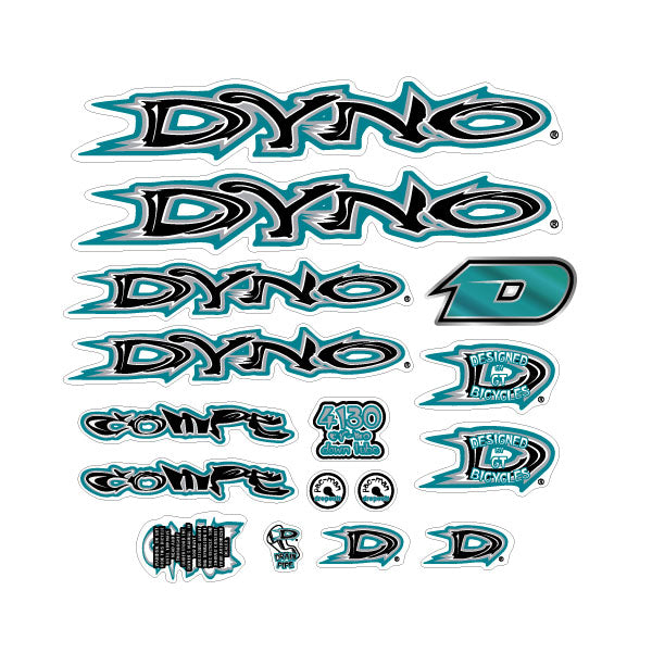 DYNO - 1999 AIR decal set for copper frame
