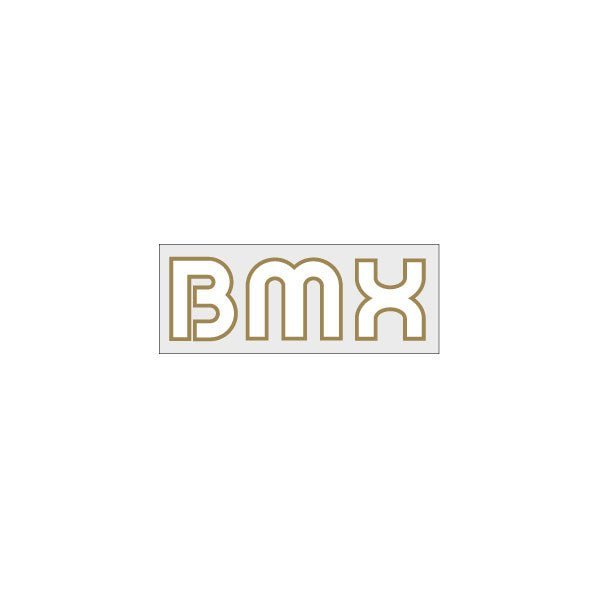 Apollo - BMX gold seat tube decal - old school bmx - Bmx Products AU