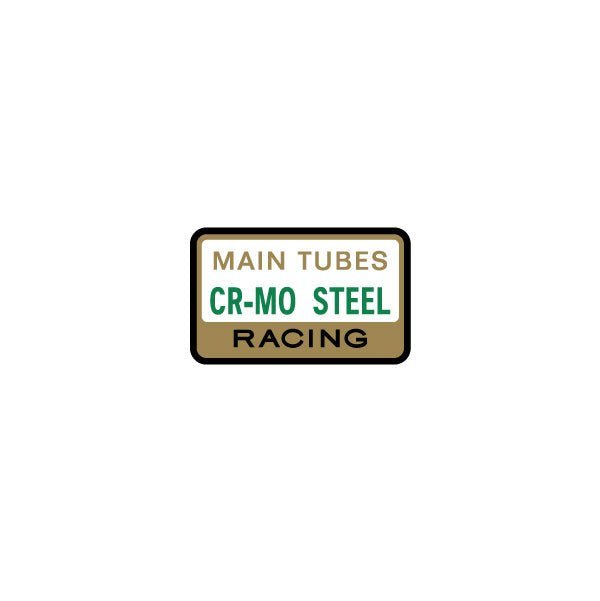 Apollo - Main Tubes CROMO seat tube decal - old school bmx - Bmx Products AU