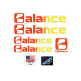 Balance - 1992 Patriot - for Chrome frame - decal set - Bmx Products AU
