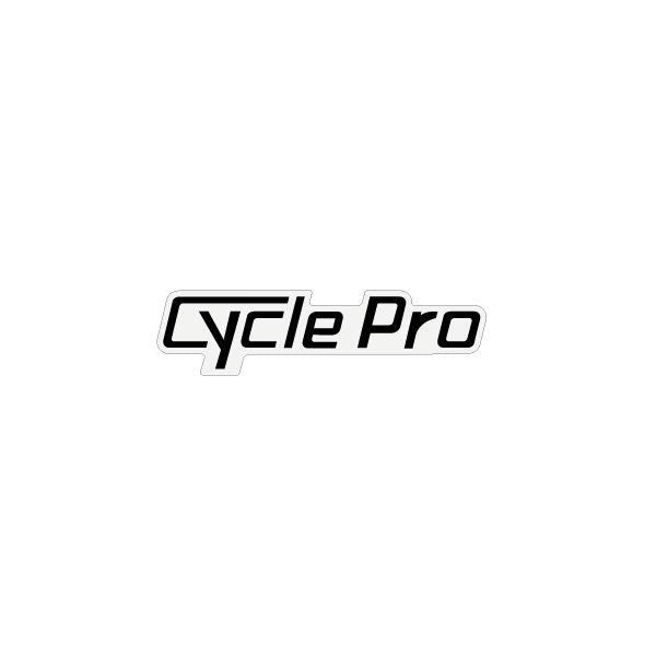 Cycle Pro - seat rear Black decal - old school bmx - Bmx Products AU