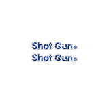 Cycle Pro - Shotgun Buckshot seat - BLUE side decals - old school bmx - Bmx Products AU