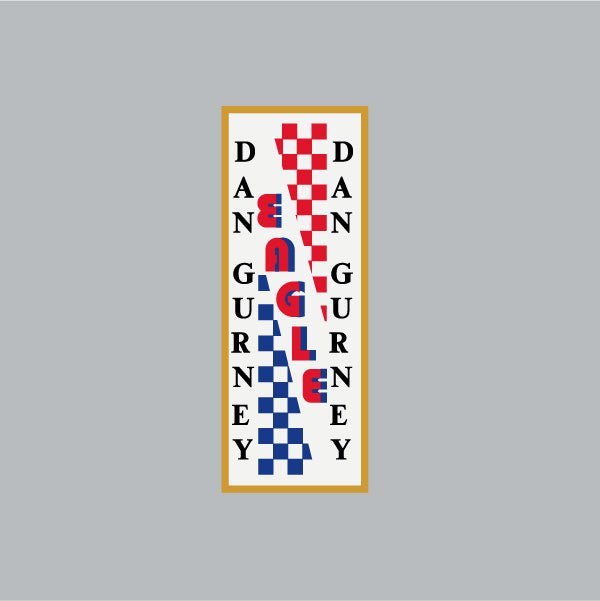 Dan Gurney - Checkered seat tube decal - old school bmx - Bmx Products AU