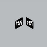Dia Compe - MX101 lever decals - old school bmx - Bmx Products AU