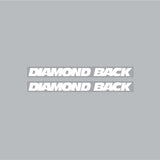 Diamond back - Reactor - White crank decals - Old school bmx - Bmx Products AU