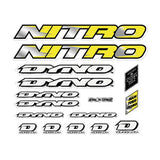 DYNO - 1993 Nitro decal set for Red frame decal set - Bmx Products AU