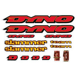 DYNO - 1995 Slammer Team decal set for Chrome frame - old school bmx - Bmx Products AU