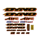 DYNO - 1996 AIR decal set for black frame - Bmx Products AU