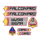 Falcon Pro - Sigma decal set - Old School BMX - Bmx Products AU