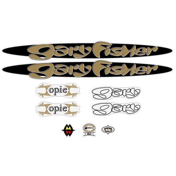 Gary Fisher - Opie decal set - Old School BMX - Bmx Products AU