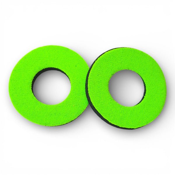 Grip Donuts - Blank (Pair) - FLURO GREEN - old school bmx - Bmx Products AU