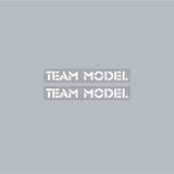 GT - 1990 Freestyle TEAM MODEL - White on Clear decals - Old school bmx - Bmx Products AU