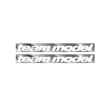 GT - 1990 TEAM MODEL - White on Chrome decals - Old school bmx - Bmx Products AU