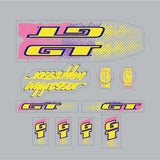 GT - 1991 Aggressor - for chrome frame decal set - Old school bmx - Bmx Products AU
