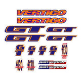 GT - 1994 Vertigo decal set - for Blue frame - Bmx Products AU