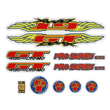GT - 1996 Pro Series TEAM - Clear decal set - Old school bmx - Bmx Products AU