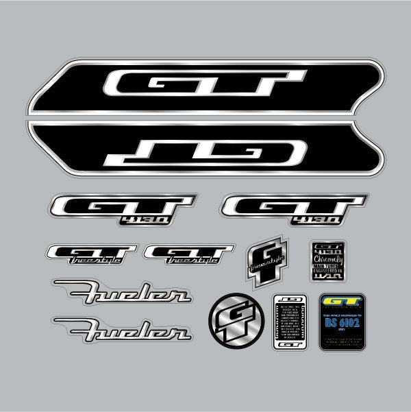 GT - 2001 Fueler decal set - Bmx Products AU