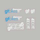 GT - 2009 - Slammer - for blue frame - on clear - old school bmx - Bmx Products AU