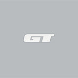 GT - 90's Seatclamp decal - Solid White on clear - Old school bmx - Bmx Products AU
