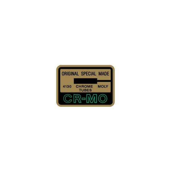 Haro - CR - MO Original Special made seat tube decal - GOLD VERSION - Old school bmx - Bmx Products AU