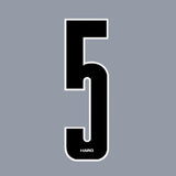 Haro - Stadium plate number 5 decal - Black White - Old school bmx - Bmx Products AU