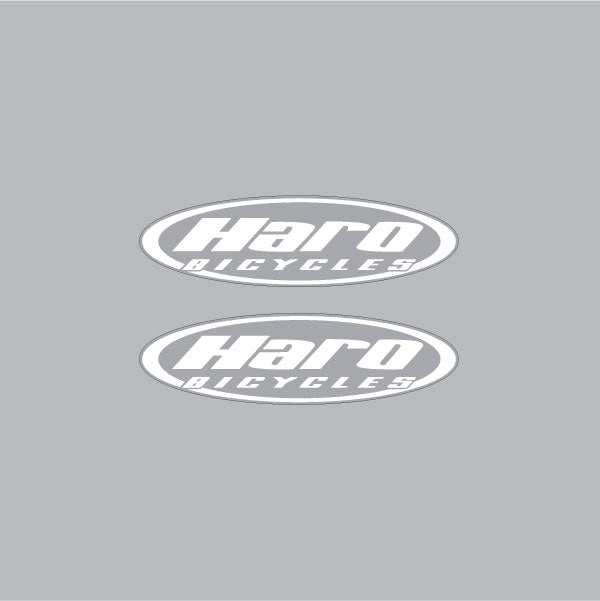 Haro - Velo Seat white decals - Old school bmx - Bmx Products AU